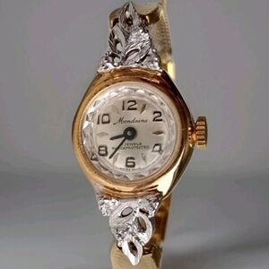 Mondaine Women's Watch with Gold and Silver Accents